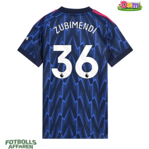 Arsenal Martin Zubimendi #36 Bortatröja Kvinnor 2025-26 Kortärmad